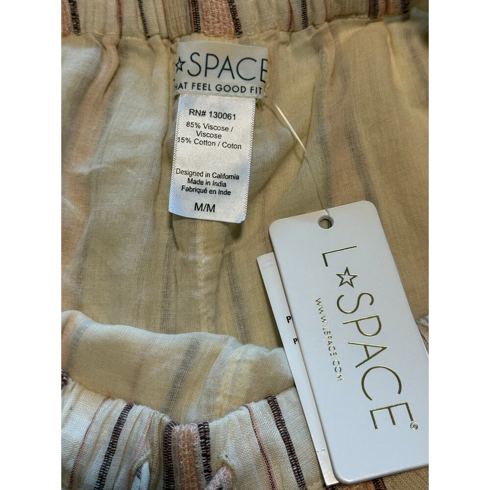 NWT Women's L*Space "Play It Cool" Striped Shorts, Size M - Picture 7 of 9